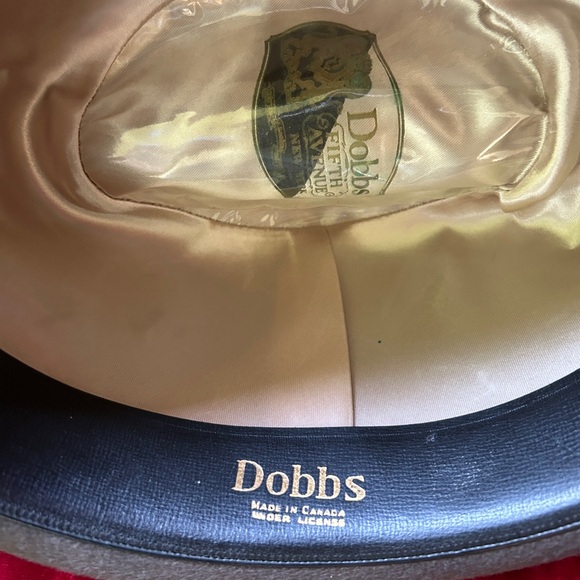 VINTAGE AUTHENTIC DOBBS FIFTH AVENUE FEDORA - Picture 6 of 7